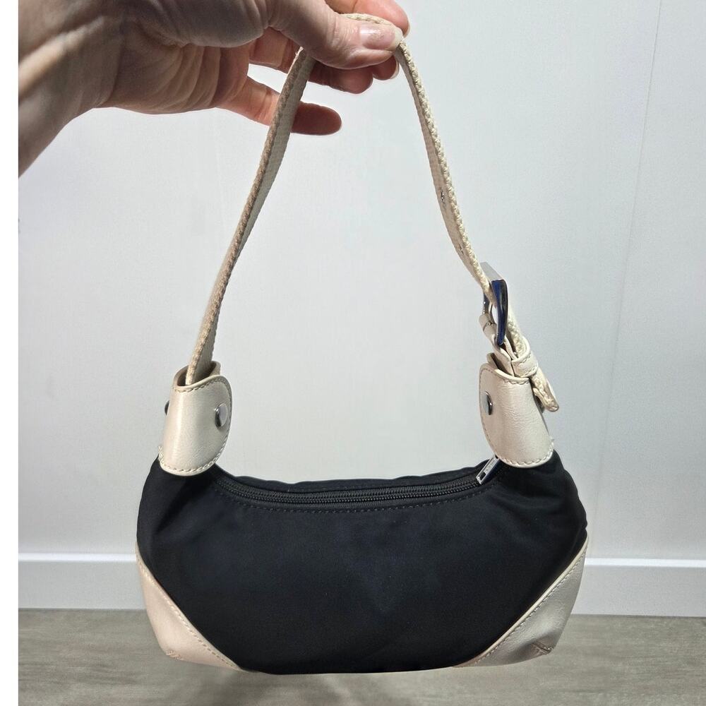 Brandy Melville Black & White Mini Shoulder Bag Y2K - Picture 3 of 10